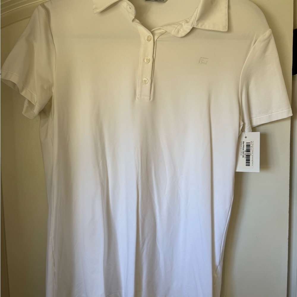 Classic Equestrian White Polo Shirt